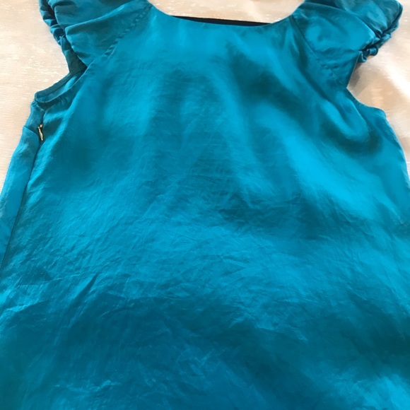 Peasant sleeve crinkle blouse - Picture 2 of 4